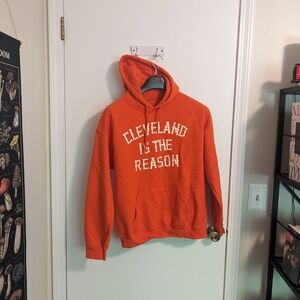 Ilthy Limited Edition "Cleveland is the Reason" Dog Bone Browns hoodie, size M